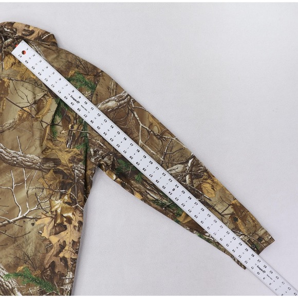 Under Armour Shirt Mens XL Camo Realtree Xtra AllSeasonGear Hunting Button Front - Picture 14 of 16